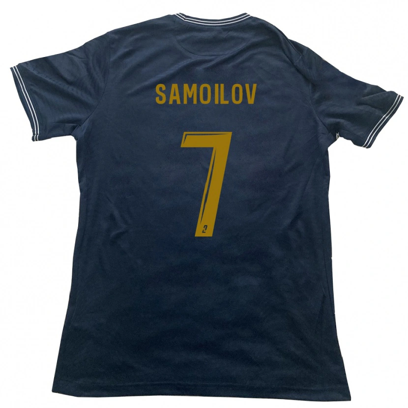 Danxen Women Maksim Samoilov #7 Navy Gold Away Jersey 2025/26 T-Shirt