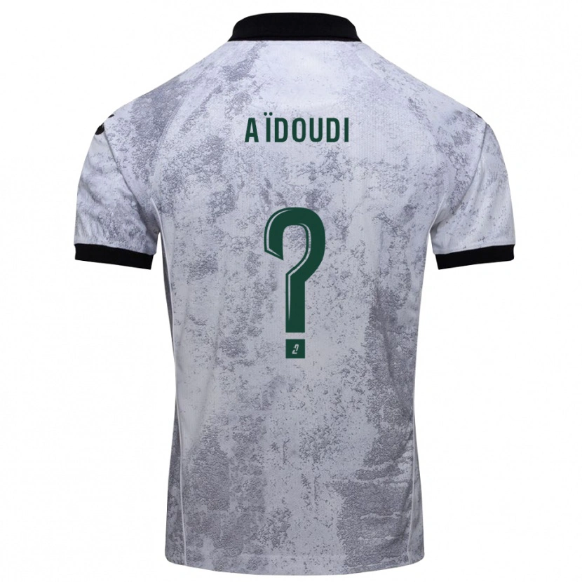 Danxen Women Karim Aïdoudi #0 White Black Away Jersey 2025/26 T-Shirt