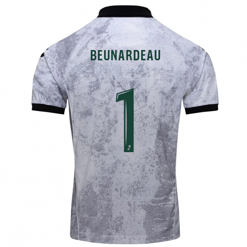 Danxen Women Quentin Beunardeau #1 White Black Away Jersey 2025/26 T-Shirt