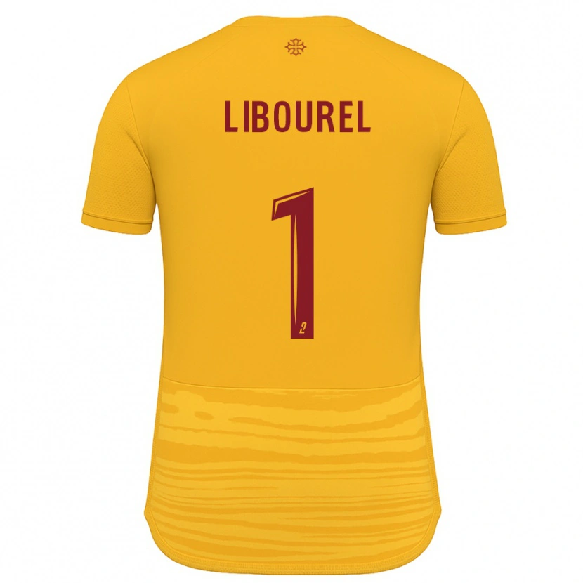 Danxen Women Laurie Libourel #1 Orange Burgundy Away Jersey 2025/26 T-Shirt