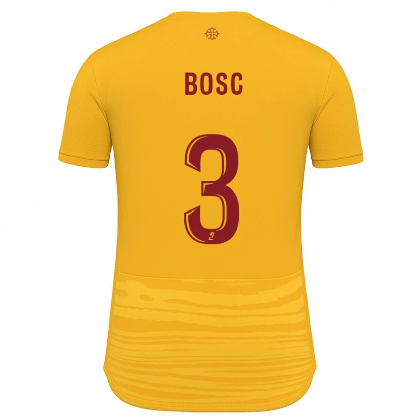 Danxen Women Tom Bosc #3 Orange Burgundy Away Jersey 2025/26 T-Shirt