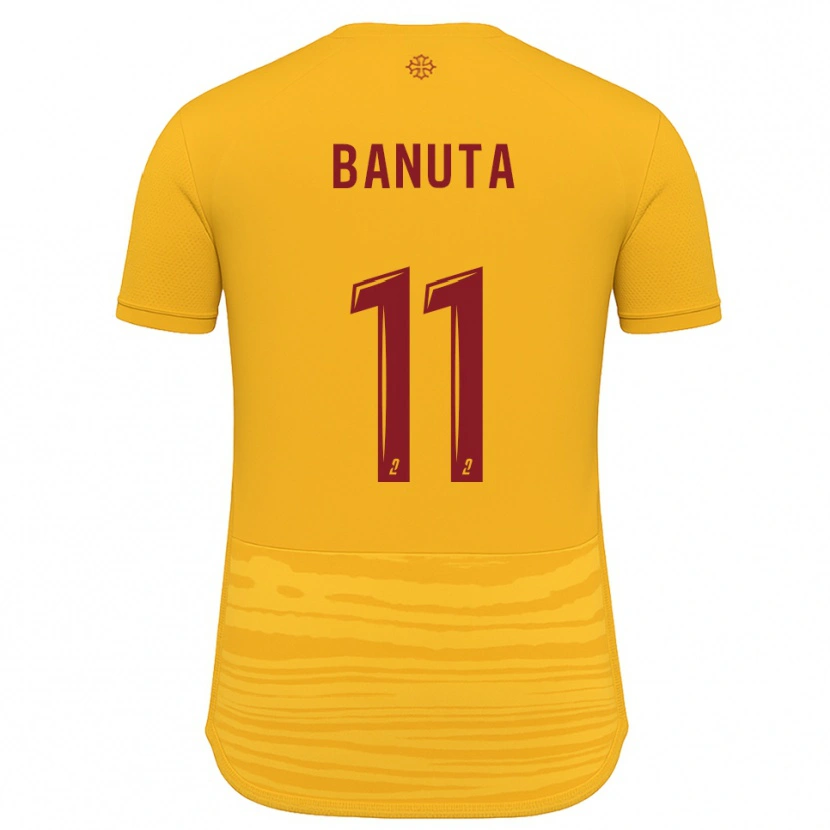 Danxen Women Anna Banuta #11 Orange Burgundy Away Jersey 2025/26 T-Shirt
