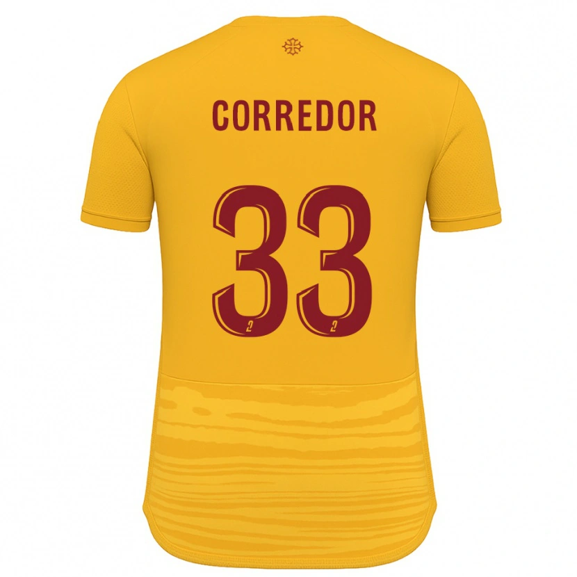 Danxen Women Morgan Corredor #33 Orange Burgundy Away Jersey 2025/26 T-Shirt