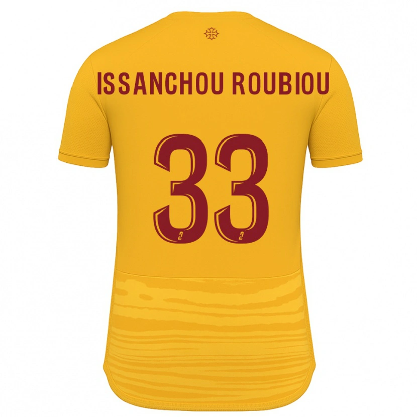 Danxen Women Corentin Issanchou Roubiou #33 Orange Burgundy Away Jersey 2025/26 T-Shirt