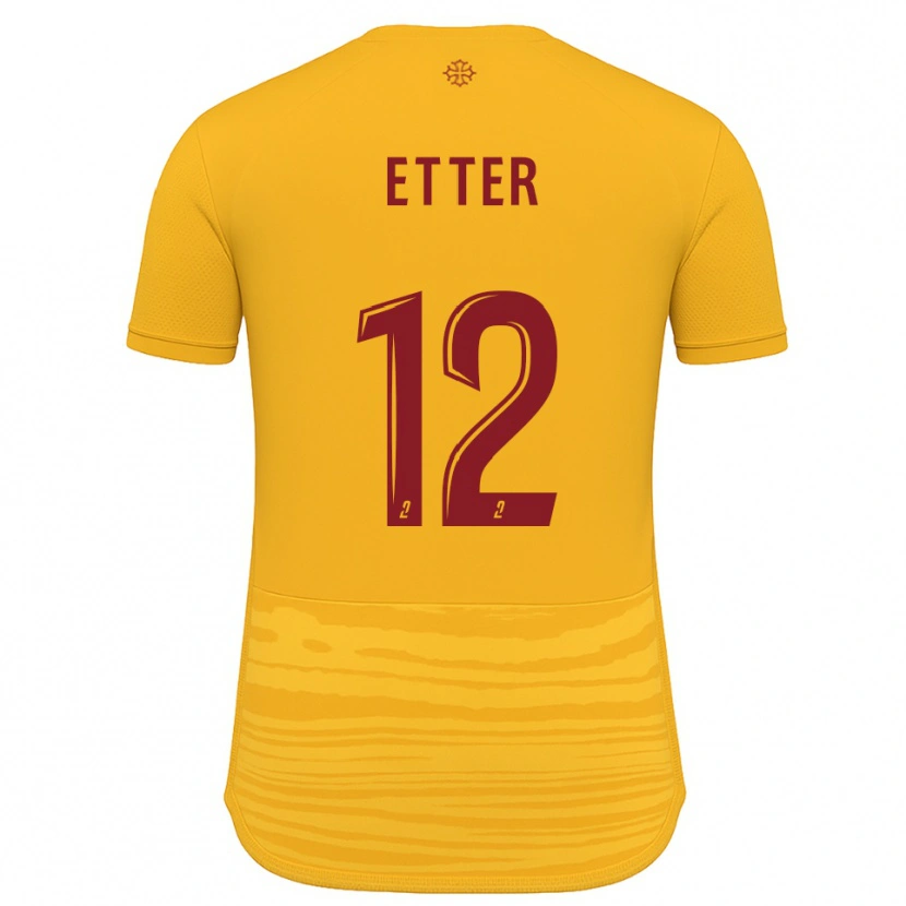 Danxen Women Nans Etter #12 Orange Burgundy Away Jersey 2025/26 T-Shirt