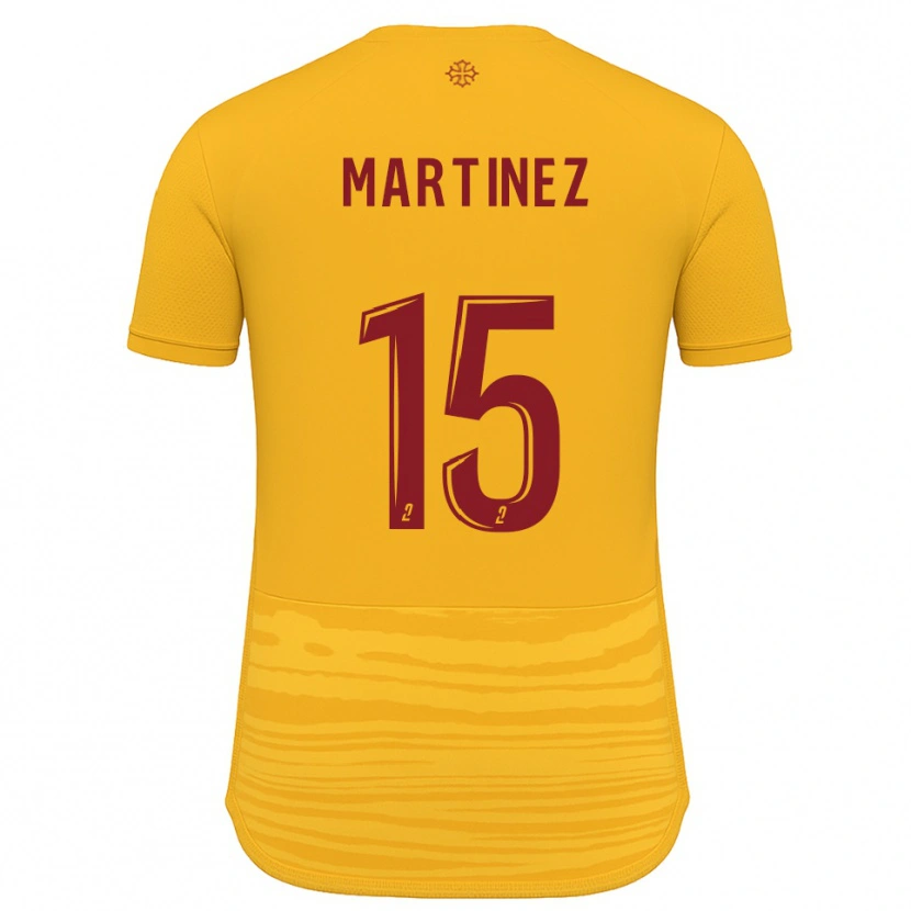 Danxen Women Jorys Martinez #15 Orange Burgundy Away Jersey 2025/26 T-Shirt