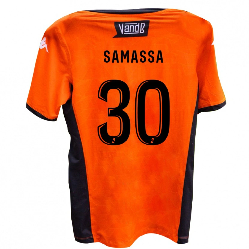Danxen Women Mamadou Samassa #30 White Black Away Jersey 2025/26 T-Shirt