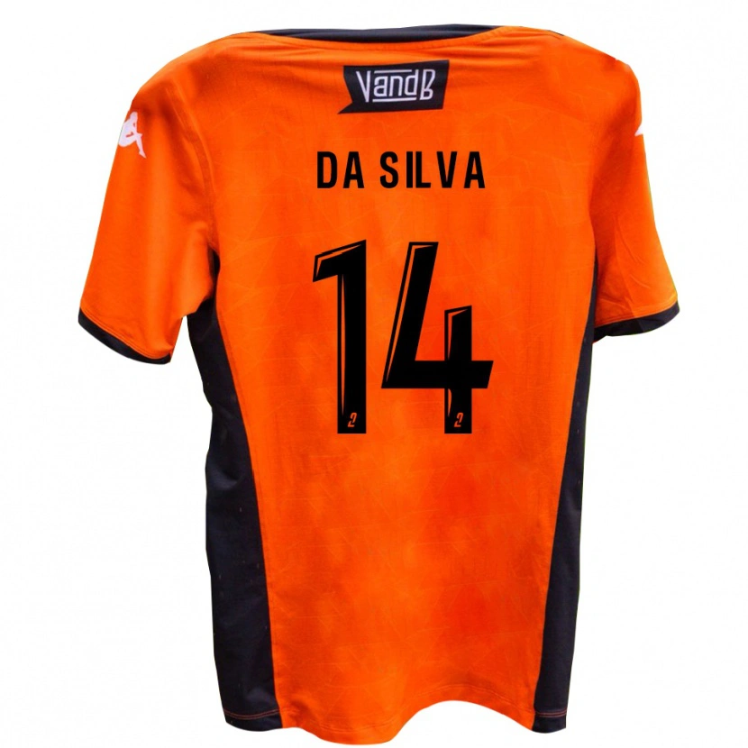 Danxen Women Hélder Oliveira Da Silva #14 White Black Away Jersey 2025/26 T-Shirt