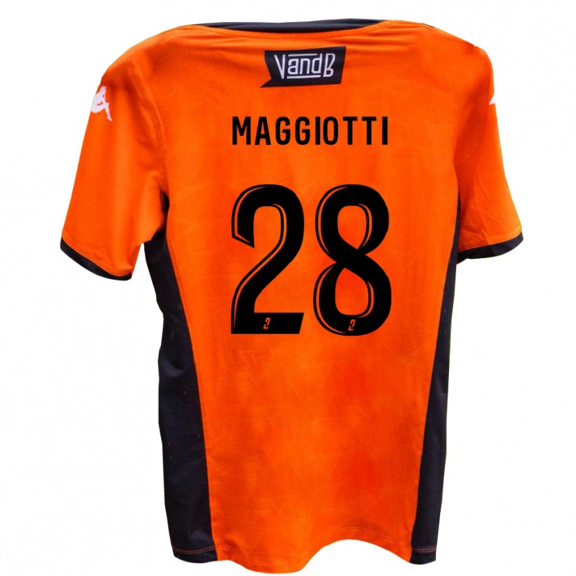 Danxen Women Julien Maggiotti #28 White Black Away Jersey 2025/26 T-Shirt
