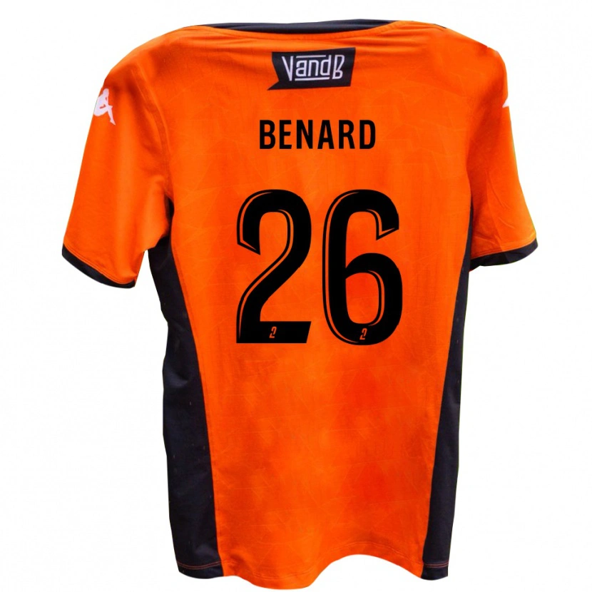 Danxen Women William Benard #26 White Black Away Jersey 2025/26 T-Shirt