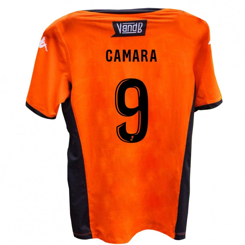 Danxen Women Mamadou Camara #9 White Black Away Jersey 2025/26 T-Shirt