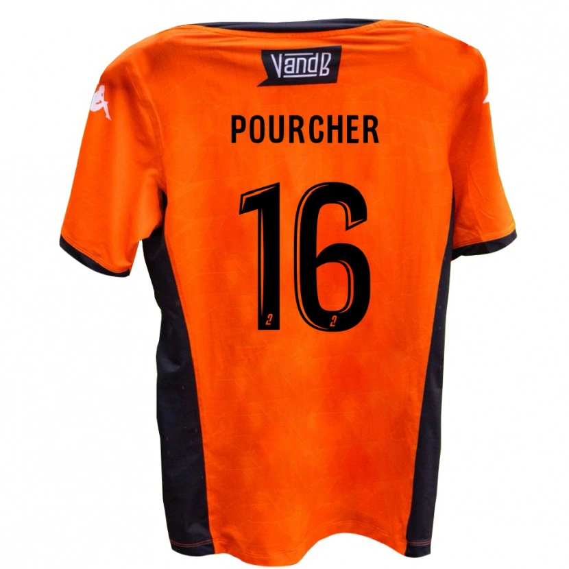 Danxen Women Esteban Pourcher #16 White Black Away Jersey 2025/26 T-Shirt