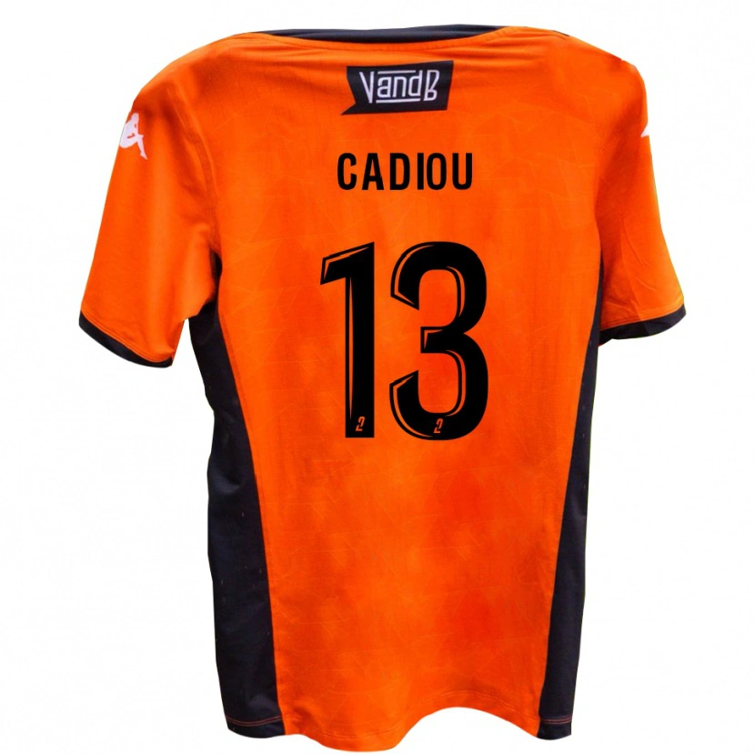 Danxen Women Enzo Cadiou #13 White Black Away Jersey 2025/26 T-Shirt
