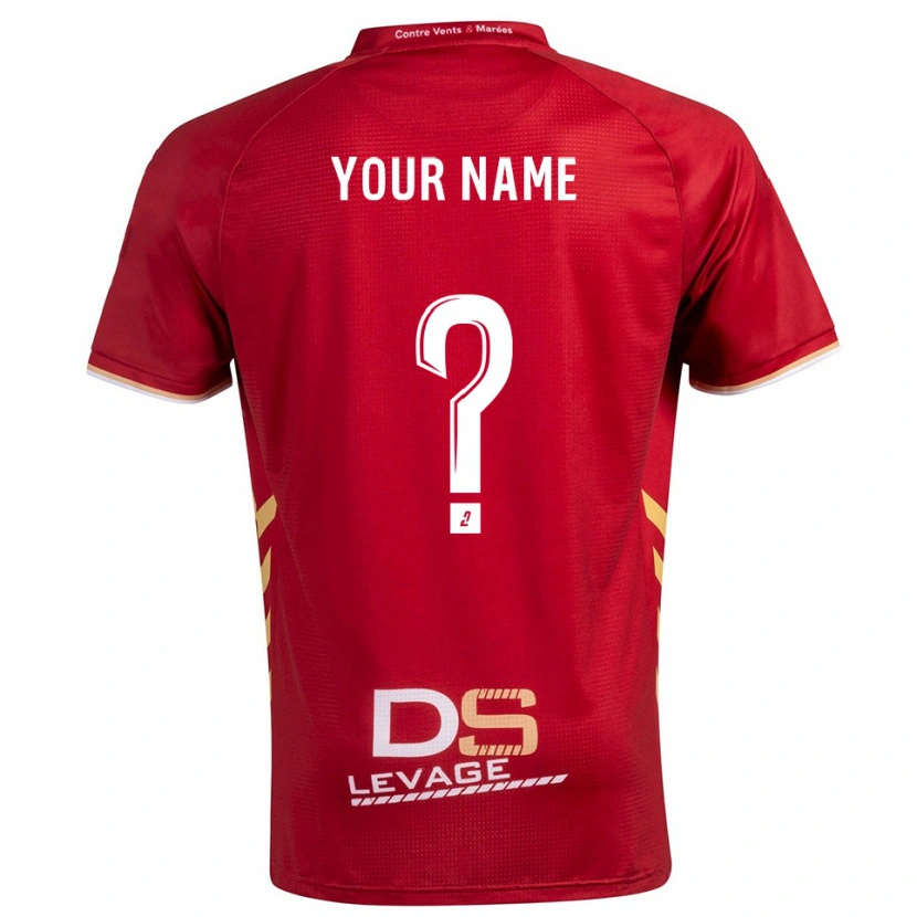 Danxen Women Your Name #0 Burgundy Gold Away Jersey 2025/26 T-Shirt