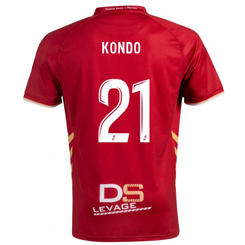 Danxen Women Geoffrey Kondo #21 Burgundy Gold Away Jersey 2025/26 T-Shirt