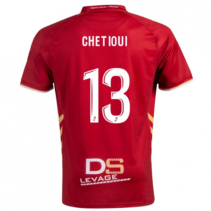 Danxen Women Shain Chetioui #13 Burgundy Gold Away Jersey 2025/26 T-Shirt