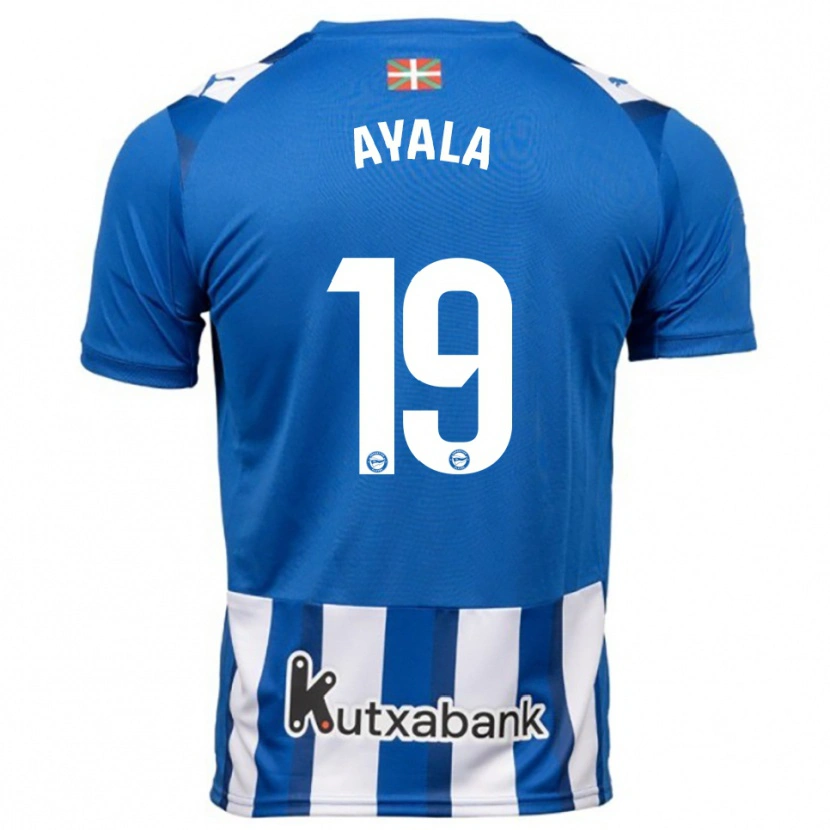 Danxen Kid Axel Ayala #19 Blue White Home Jersey 2025/26 T-Shirt