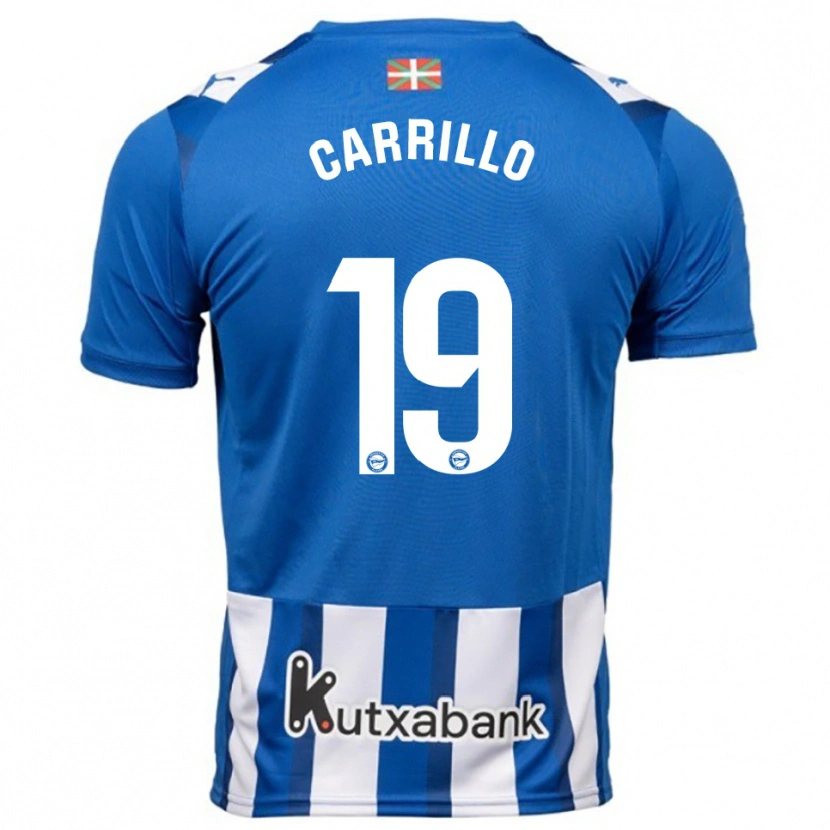 Danxen Kid Sara Carrillo #19 Blue White Home Jersey 2025/26 T-Shirt