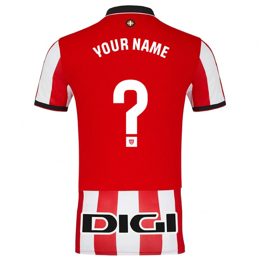 Danxen Kid Your Name #0 Red White Home Jersey 2025/26 T-Shirt