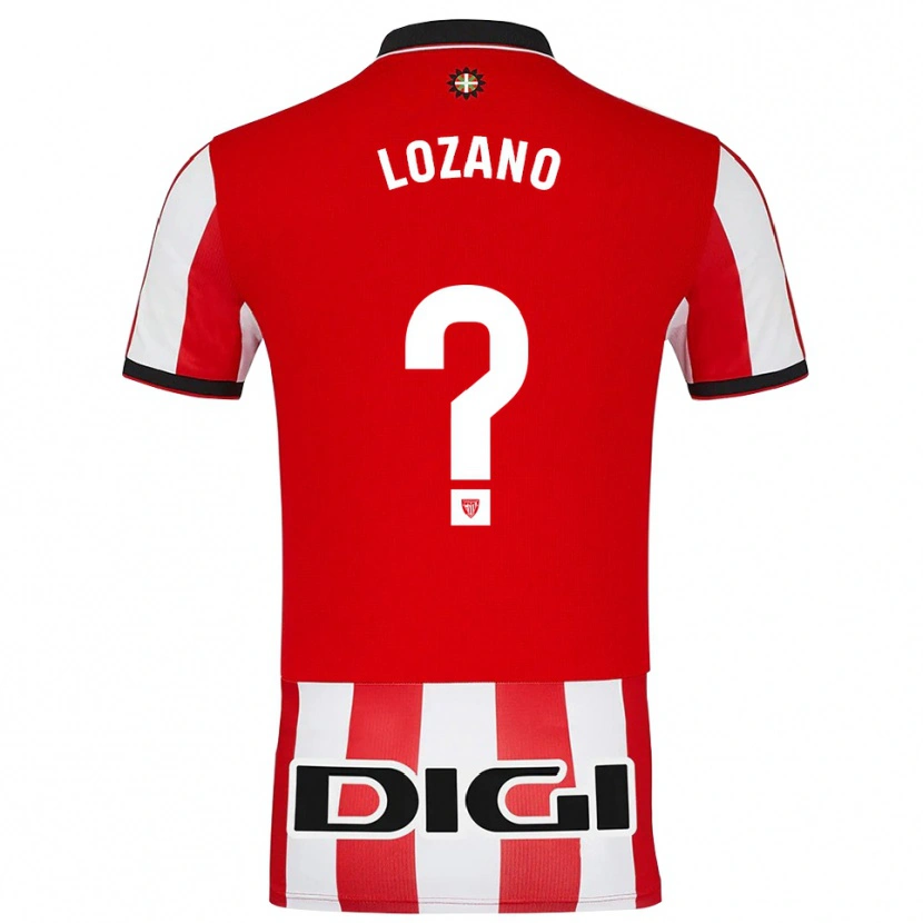 Danxen Kid Manex Lozano #0 Red White Home Jersey 2025/26 T-Shirt