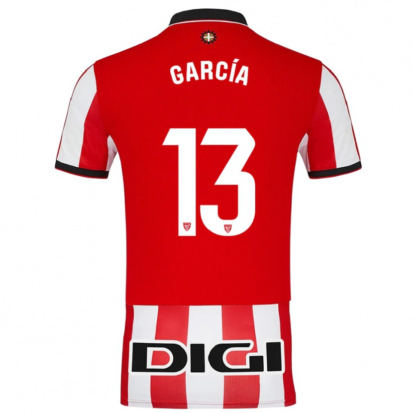 Danxen Kid Simón García #13 Red White Home Jersey 2025/26 T-Shirt