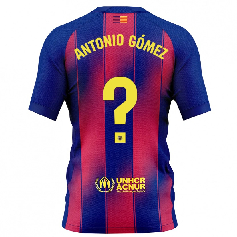 Danxen Kid Antonio Gómez #0 Blue Red Home Jersey 2025/26 T-Shirt