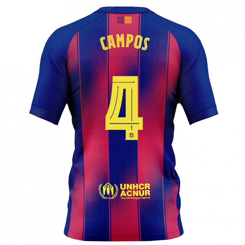 Danxen Kid Alex Campos #4 Blue Red Home Jersey 2025/26 T-Shirt