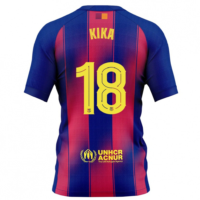 Danxen Kid Kika Nazareth #18 Blue Red Home Jersey 2025/26 T-Shirt