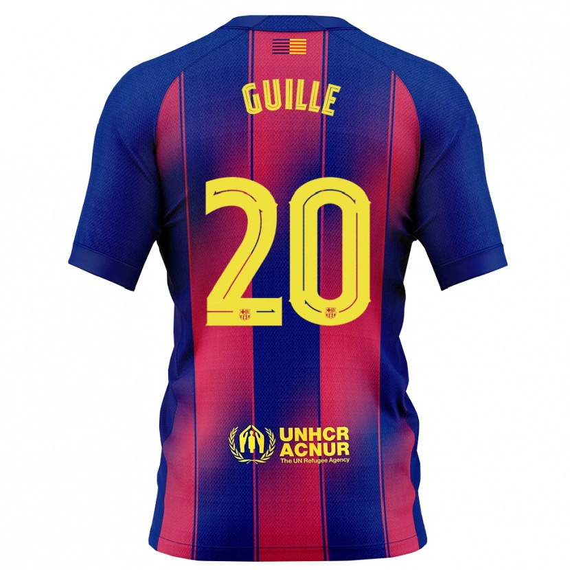 Danxen Kid Guille Fernández #20 Blue Red Home Jersey 2025/26 T-Shirt