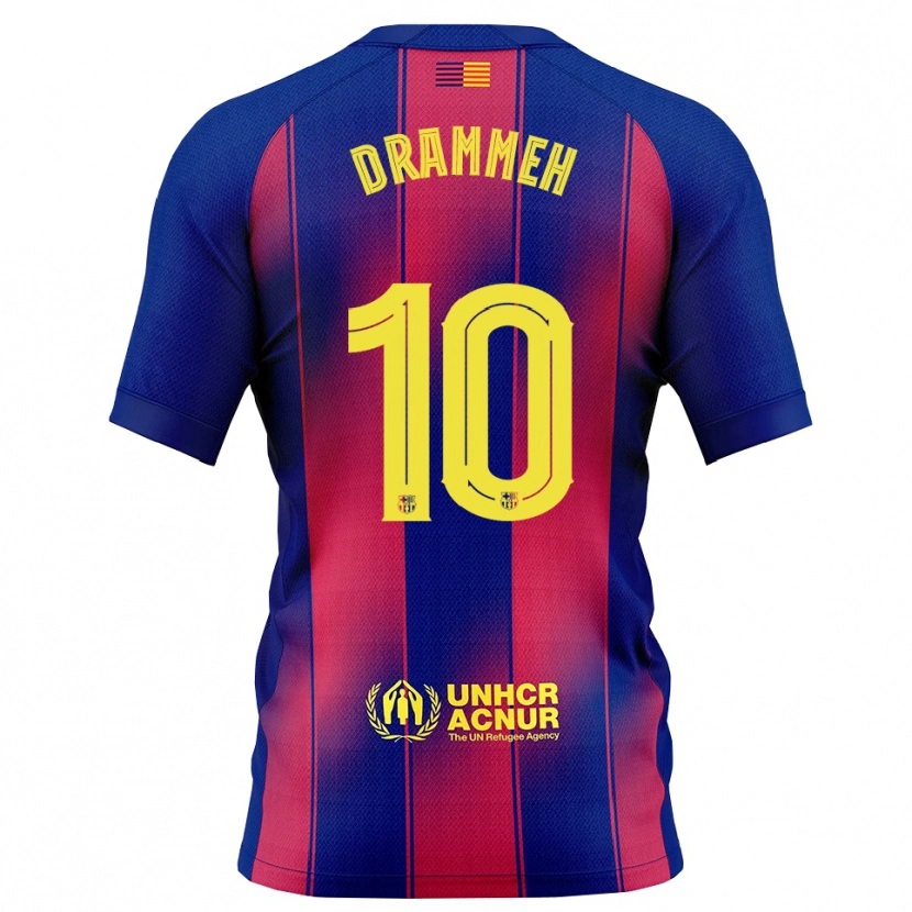 Danxen Kid Alieu Drammeh #10 Blue Red Home Jersey 2025/26 T-Shirt