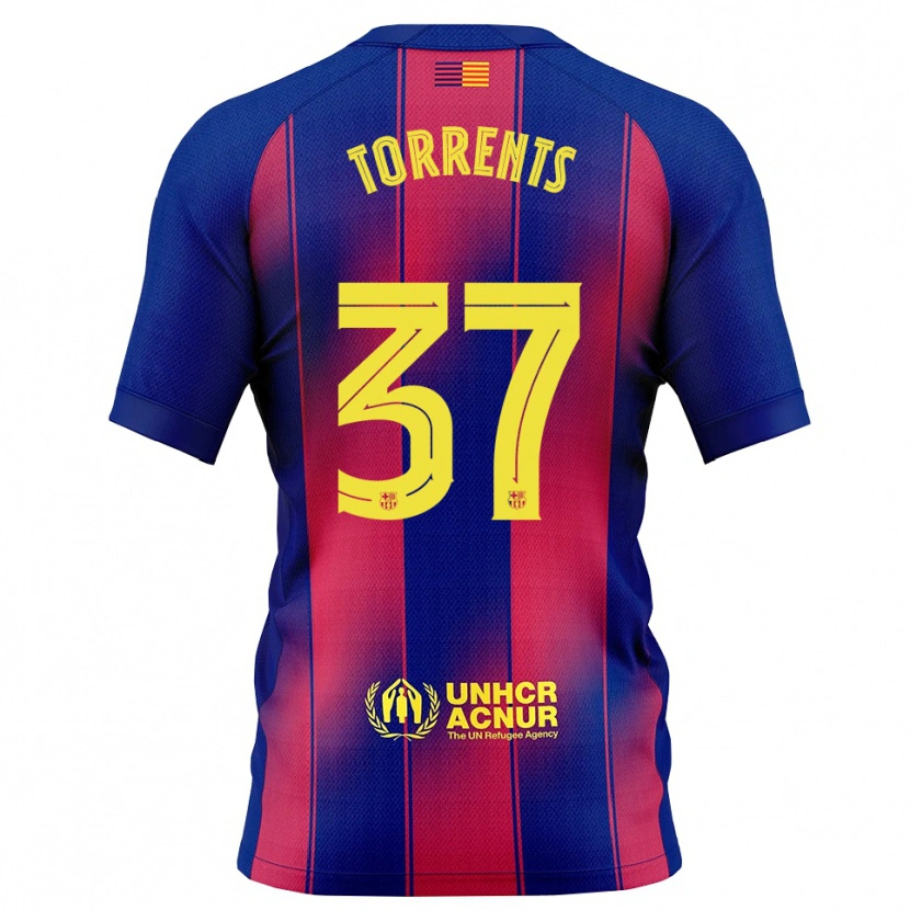 Danxen Kid Jofre Torrents #37 Blue Red Home Jersey 2025/26 T-Shirt
