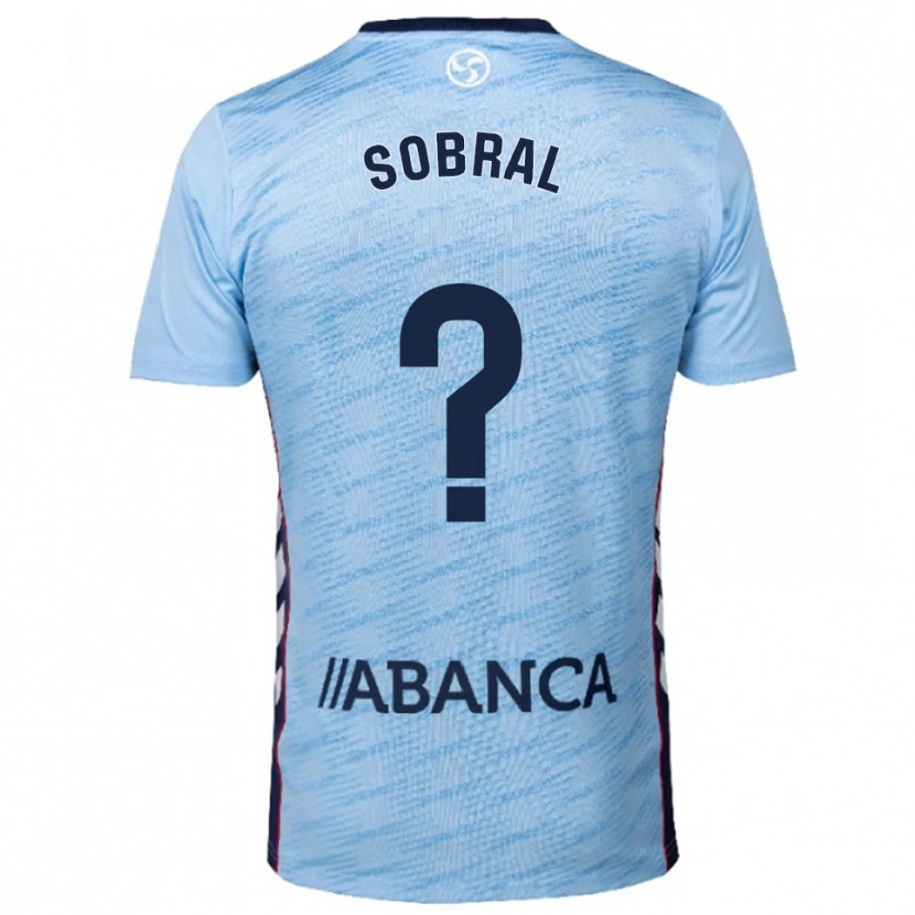 Danxen Kid Mateo Sobral #0 Sky Blue Red Home Jersey 2025/26 T-Shirt