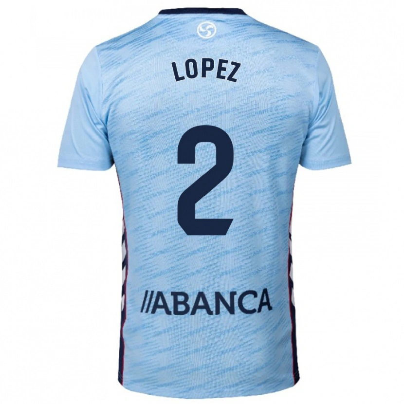 Danxen Kid Iván López #2 Sky Blue Red Home Jersey 2025/26 T-Shirt