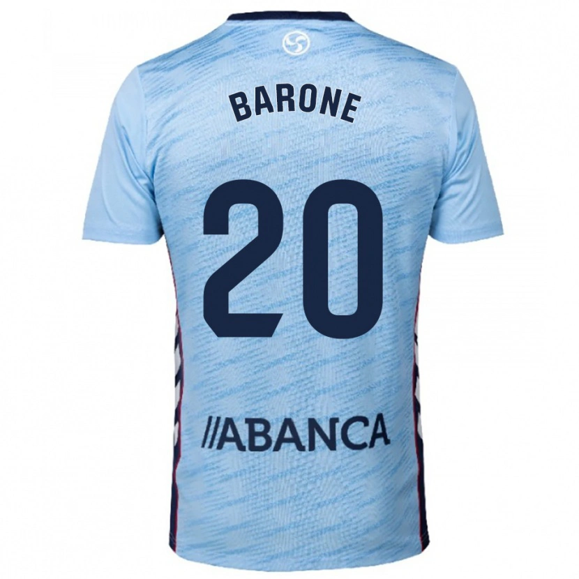 Danxen Kid Caio Barone #20 Sky Blue Red Home Jersey 2025/26 T-Shirt