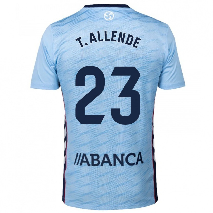 Danxen Kid Tadeo Allende #23 Sky Blue Red Home Jersey 2025/26 T-Shirt