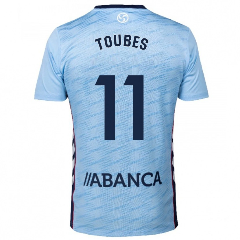 Danxen Kid Ana Toubes #11 Sky Blue Red Home Jersey 2025/26 T-Shirt