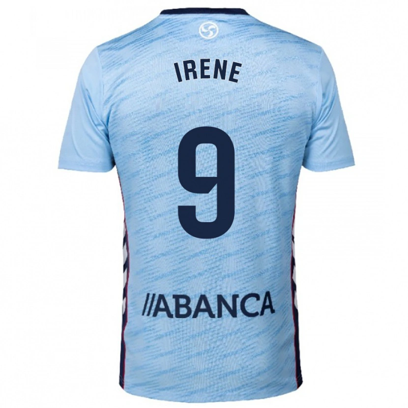 Danxen Kid Irene Fernández #9 Sky Blue Red Home Jersey 2025/26 T-Shirt