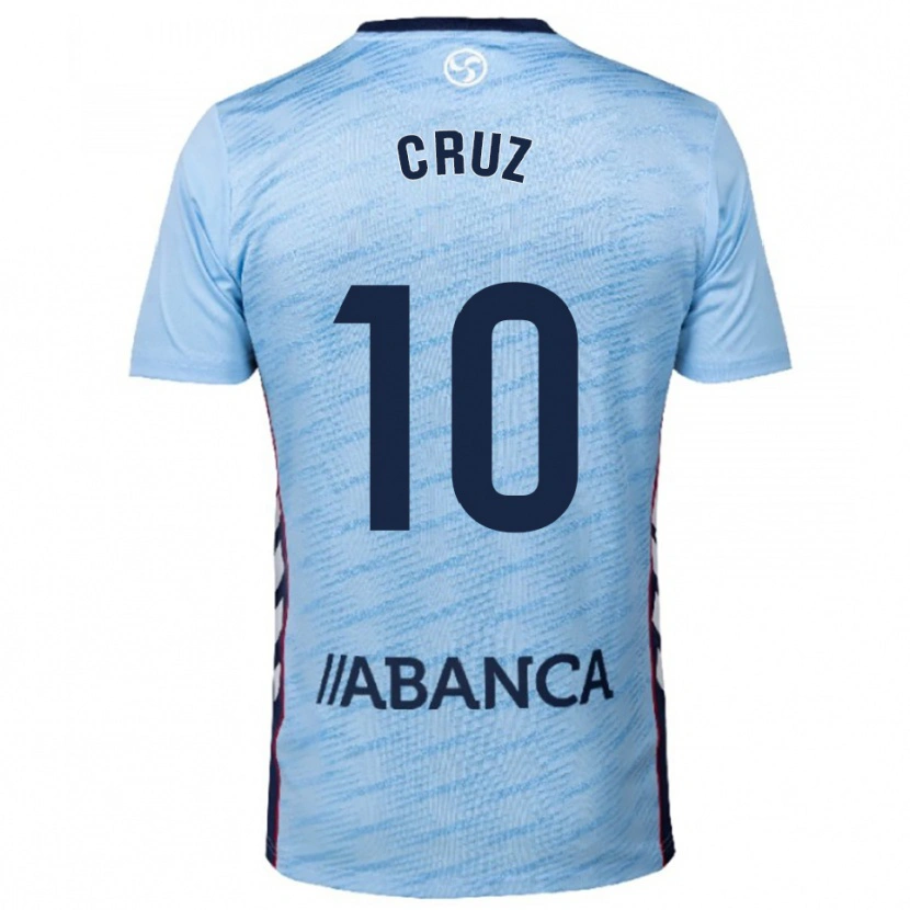 Danxen Kid Tati Cruz #10 Sky Blue Red Home Jersey 2025/26 T-Shirt