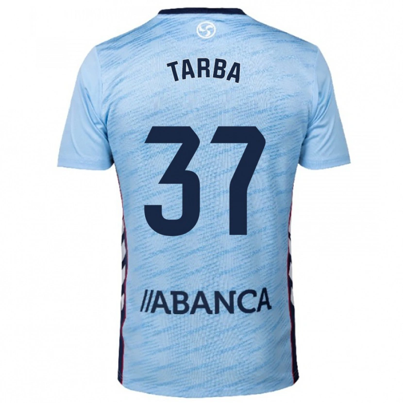 Danxen Kid Ianis Târbă #37 Sky Blue Red Home Jersey 2025/26 T-Shirt