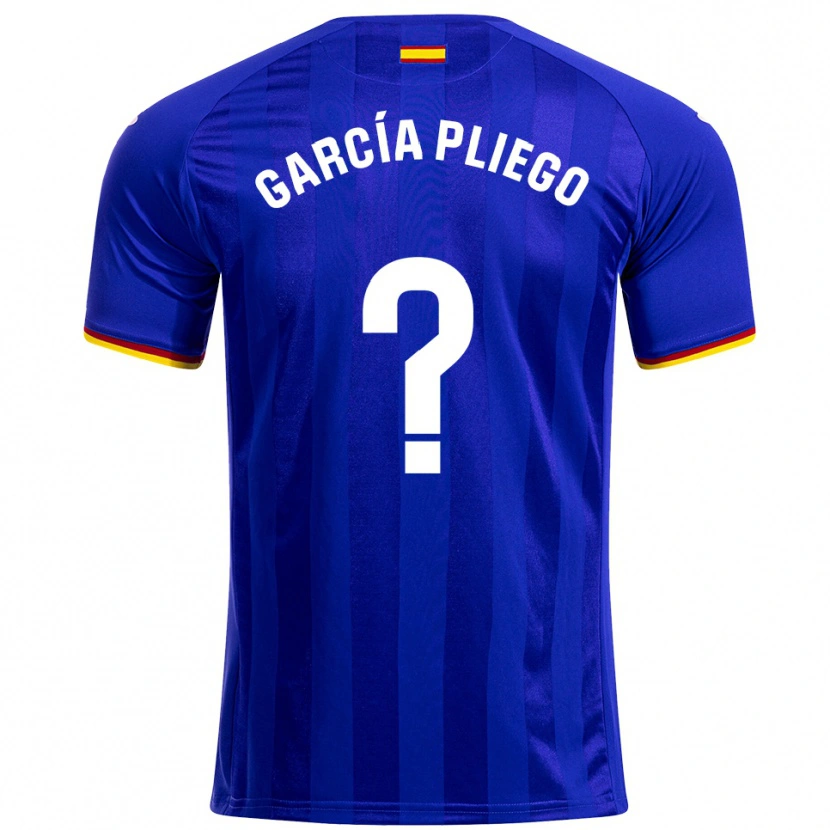 Danxen Kid Hugo García Pliego #0 Blue Red Yellow Home Jersey 2025/26 T-Shirt