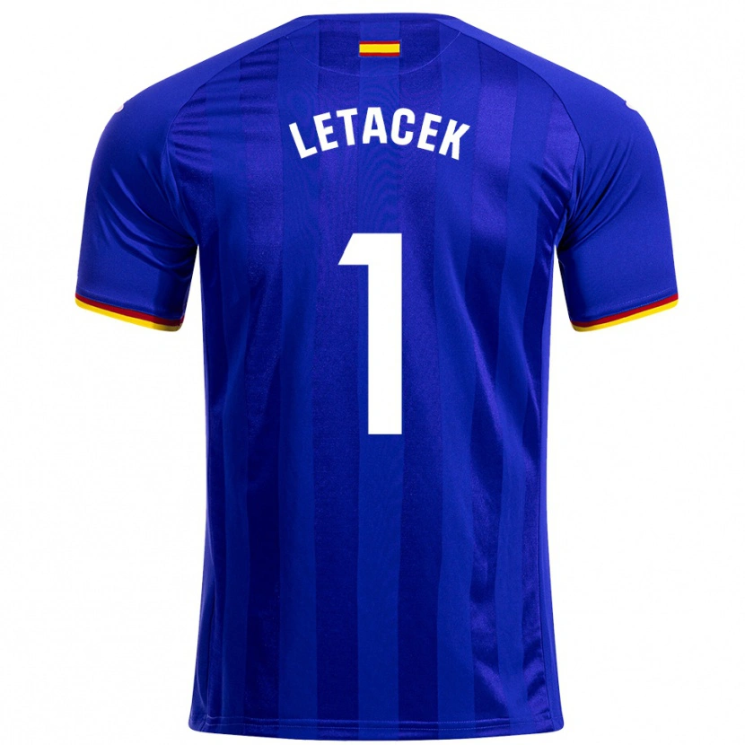 Danxen Kid Jiri Letacek #1 Blue Red Yellow Home Jersey 2025/26 T-Shirt