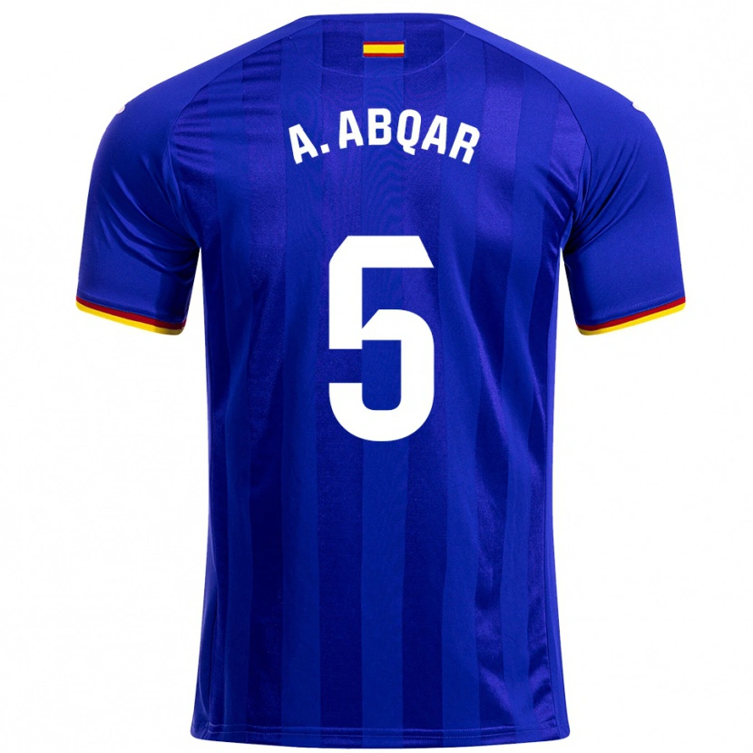 Danxen Kid Abdel Abqar #5 Blue Red Yellow Home Jersey 2025/26 T-Shirt