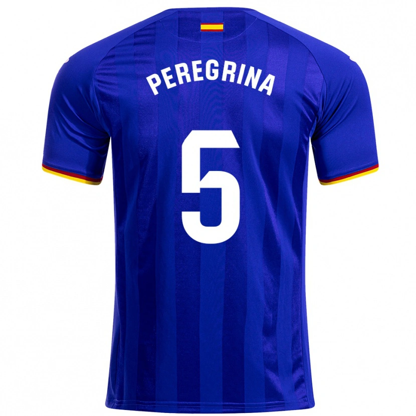 Danxen Kid Álvaro Peregrina #5 Blue Red Yellow Home Jersey 2025/26 T-Shirt