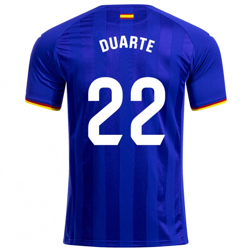 Danxen Kid Domingos Duarte #22 Blue Red Yellow Home Jersey 2025/26 T-Shirt