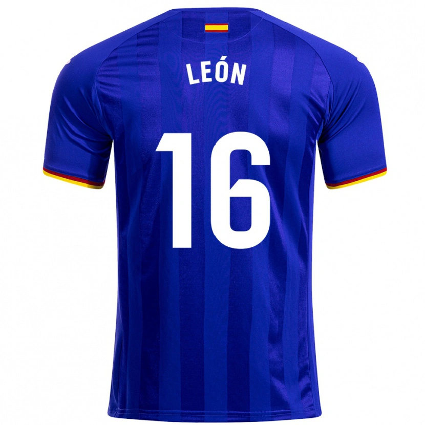 Danxen Kid Carlos León #16 Blue Red Yellow Home Jersey 2025/26 T-Shirt