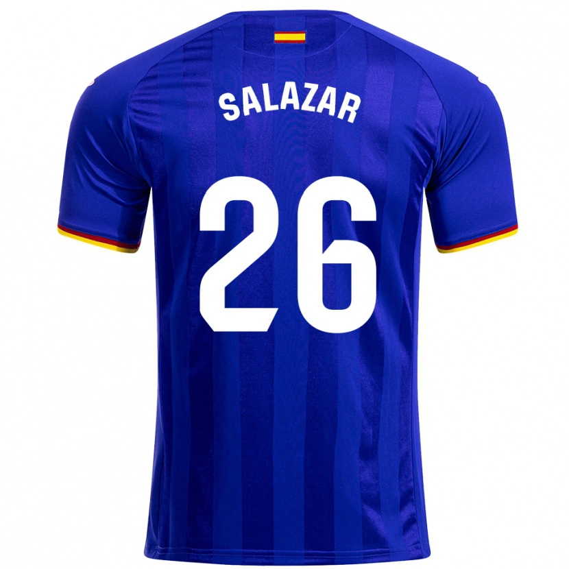 Danxen Kid Sebas Salazar #26 Blue Red Yellow Home Jersey 2025/26 T-Shirt