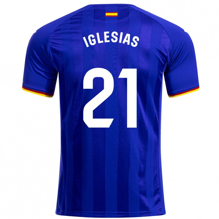 Danxen Kid Juan Iglesias #21 Blue Red Yellow Home Jersey 2025/26 T-Shirt