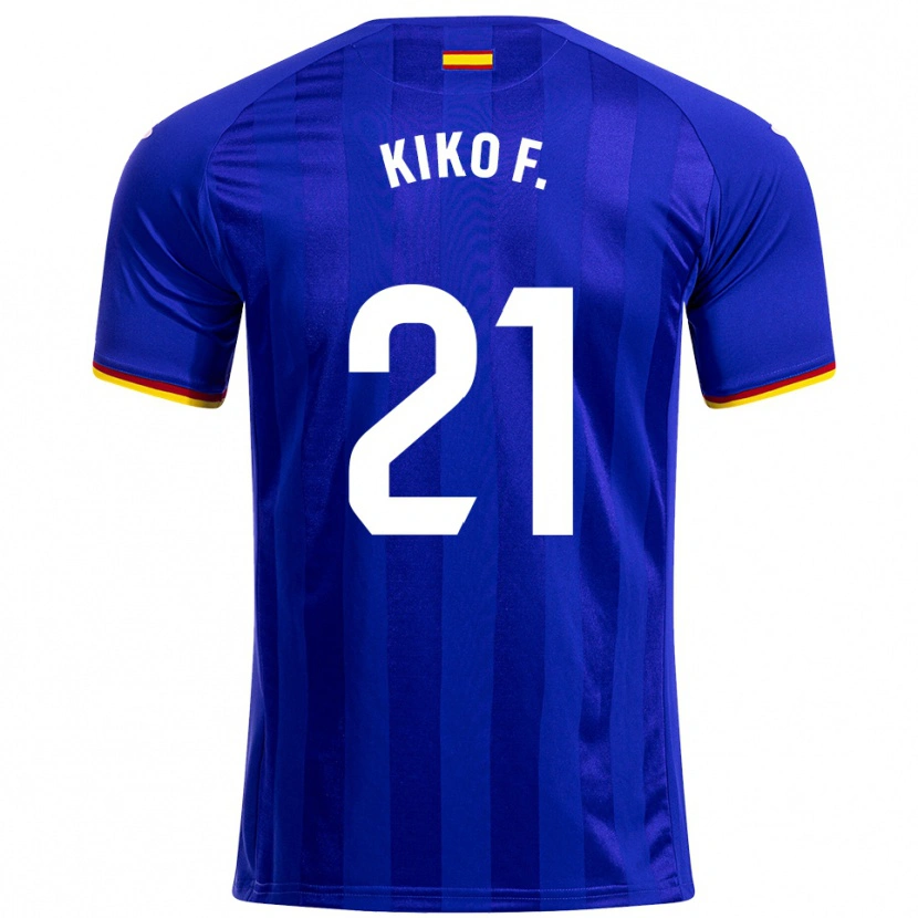 Danxen Kid Kiko Femenía #21 Blue Red Yellow Home Jersey 2025/26 T-Shirt