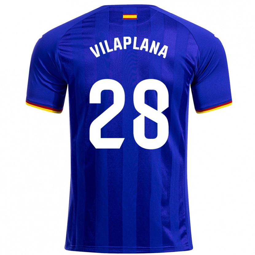 Danxen Kid Marc Vilaplana #28 Blue Red Yellow Home Jersey 2025/26 T-Shirt