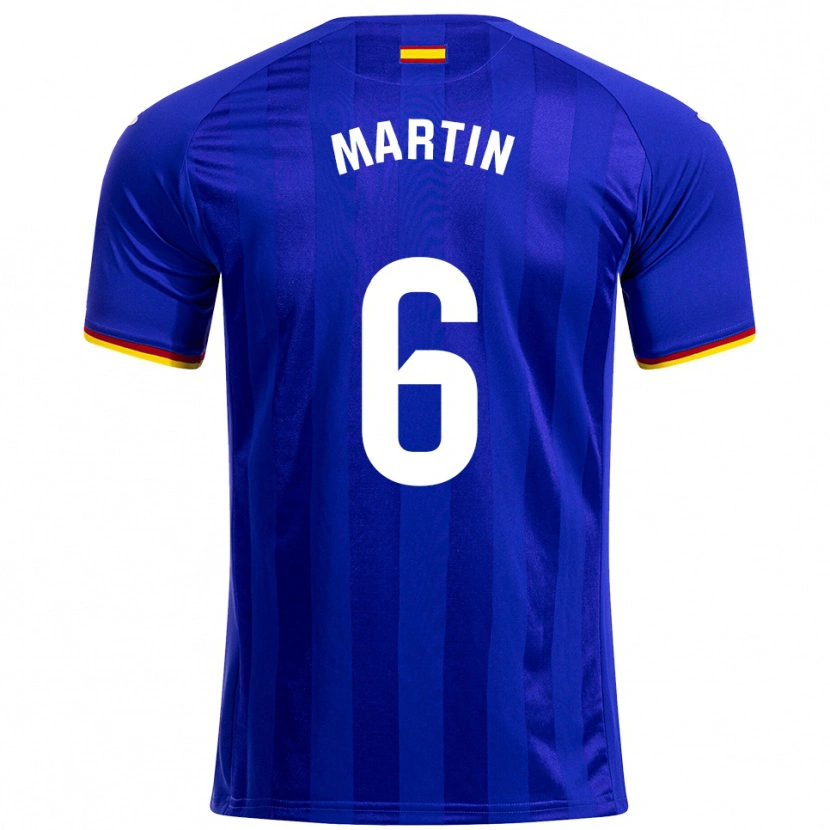 Danxen Kid Mario Martín #6 Blue Red Yellow Home Jersey 2025/26 T-Shirt